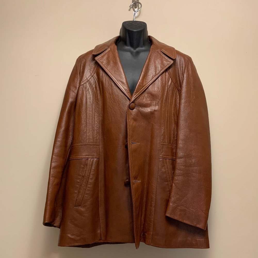 Adler Leather Mfg. Co Brown Leather Jacket